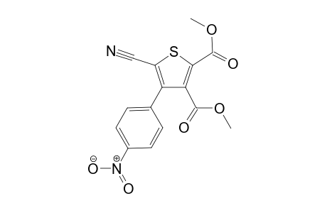 Dimethyl 5-Cyano-4-(4-nitrophenyl)thiophene-2,3-dicarboxylate