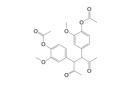 2,5-Hexanedione, 3,4-bis[4-(acetyloxy)-3-methoxyphenyl]-