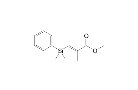 (E)-3-[dimethyl(phenyl)silyl]-2-methyl-2-propenoic acid methyl ester