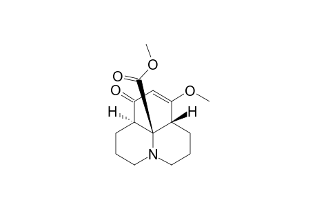 Methyl trans-cis-10-methoxy-7a,8,10a,10b-tetrahydro-8-julolidone-10b-carboxylate