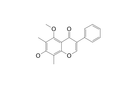 7-HYDROXY-5-METHOXY-6,8-DIMETHYLISOFLAVONE