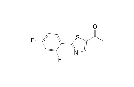 1-[2-(2,4-difluorophenyl)-1,3-thiazol-5-yl]ethanone