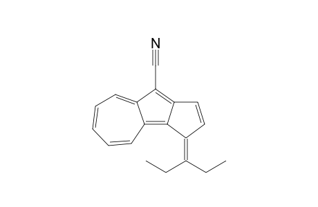 9-Cyano-3-(1-ethylpropylidene)-3H-cyclopent[a]azulene