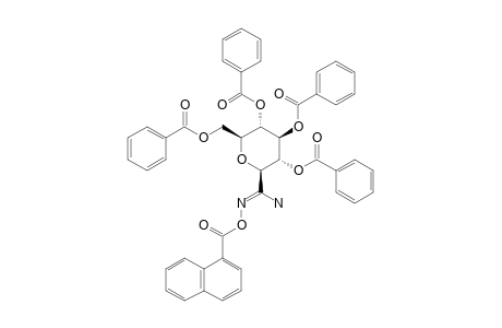 O-(1-NAPHTHOYL)-C-(2,3,4,6-TETRA-O-BENZOYL-BETA-D-GLUCOPYRANOSYL)-FORMAMIDOXIME
