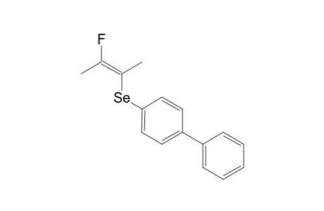 3-Fluorobut-2-enyl p-biphenylselenide