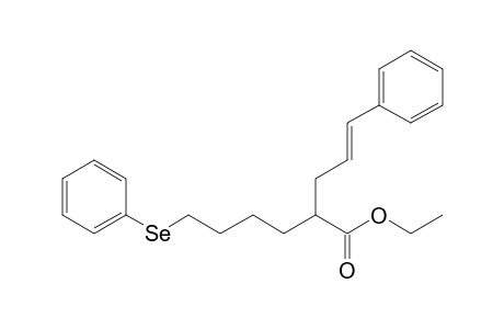 Ethyl 6-benzeneselenyl-2-(3-phenyl-2-propen-1-yl)hexanoate
