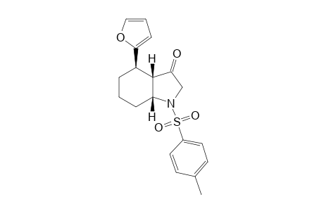 (3aS,4R,7aR)-4-(2'-Furyl)-1-tosyl-perhydro-3-indolone
