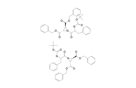 (2R,3R/2S,3S)-DIBENZYL-1-[N-(TERT.-BUTOXYCARBONYL)-(S)-PHENYLALANYL]-AZIRIDINE-2,3-DICARBOXYLATE