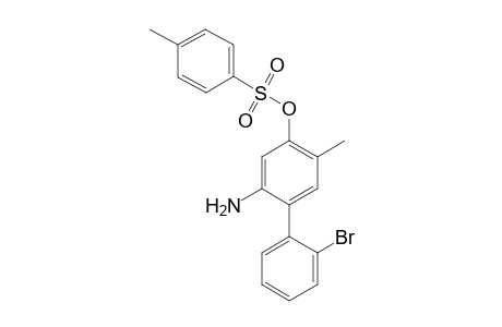 2-Amino-2'-bromo-5-methyl-1,1'-biphenyl-4-ol 4-methylbenzenesulfonate ester