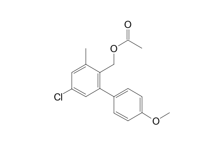 (5-Chloro-4'-methoxy-3-methyl-[1,1'-biphenyl]-2-yl)methyl acetate