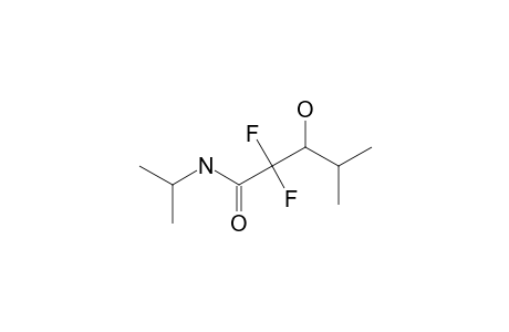 2,2-DIFLUORO-3-HYDROXY-N-ISOPROPYL-4-METHYLPENTANAMIDE
