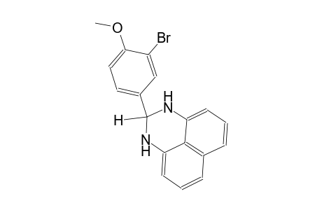 1H-perimidine, 2-(3-bromo-4-methoxyphenyl)-2,3-dihydro-