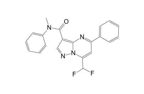 7-(difluoromethyl)-N-methyl-N,5-diphenylpyrazolo[1,5-a]pyrimidine-3-carboxamide