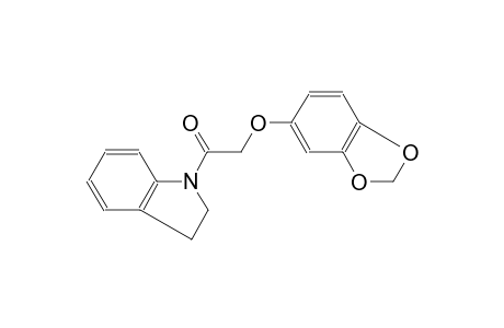 1H-indole, 1-[(1,3-benzodioxol-5-yloxy)acetyl]-2,3-dihydro-