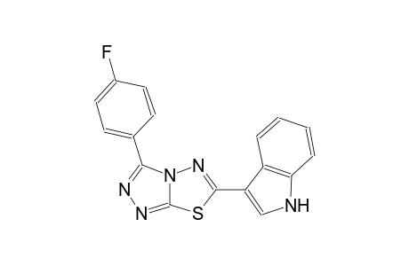 1H-indole, 3-[3-(4-fluorophenyl)[1,2,4]triazolo[3,4-b][1,3,4]thiadiazol-6-yl]-