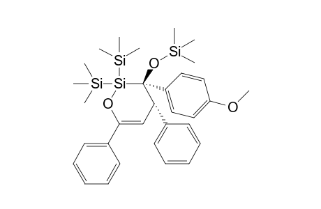3-(4-Methoxyphenyl)-4,6-diphenyl-2,2-bis(trimethylsilyl)-3-(trimethylsilyloxy)-3,4-dihydro-2H-1,2-oxasiline