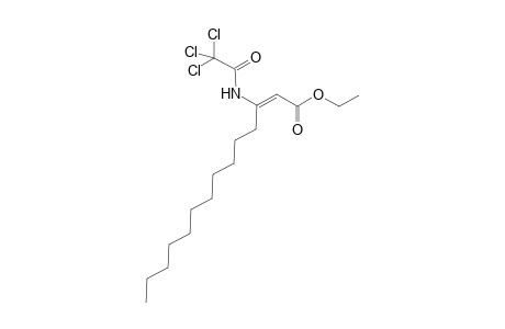 (E)-Ethyl 3-Trichloroacetylamino-2-tetradecenoate