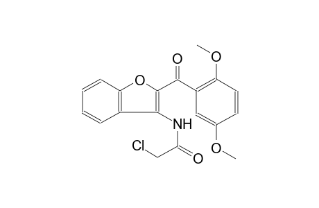 2-Chloro-N-[2-(2,5-dimethoxybenzoyl)-1-benzofuran-3-yl]acetamide