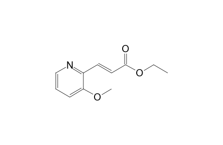 (E)-Ethyl 3-(3-methoxypyridin-2-yl)acrylate
