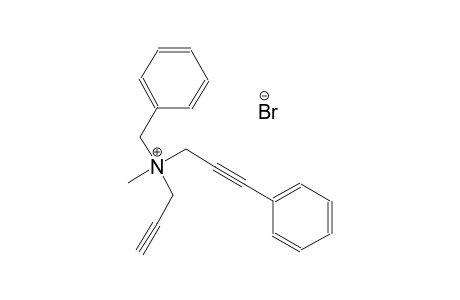 N-benzyl-N-methyl-3-phenyl-N-(2-propynyl)-2-propyn-1-aminium bromide
