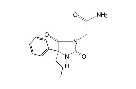 2,5-DIOXO-4-PHENYL-4-PROPYL-1-IMIDAZOLIDINEACETAMIDE