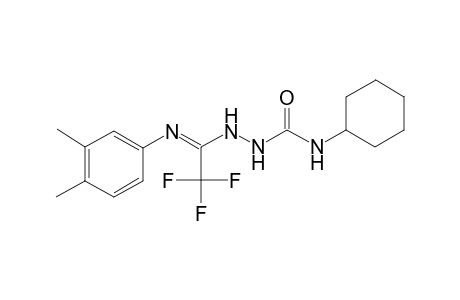 Semicarbazide, 4-cyclohexyl-1-[2,2,2-trifluoro-1-(3,4-dimethylphenylimino)ethyl]-