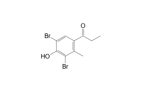 3',5'-dibromo-4'-hydroxy-2'-methylpropiophenone