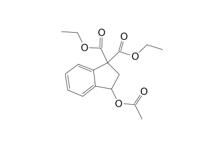 Diethyl 3-(acetyloxy)-1,1-indanedicarboxylate