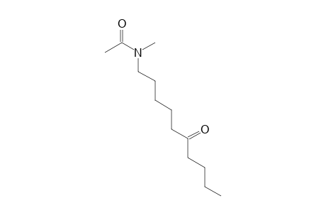 N-methyl-N-(6-oxodecyl)acetamide