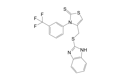 4-(1H-Benzimidazol-2-ylsulfanylmethyl)-3-(3-trifluormethylphenyl)-2,3-dihydrothiazol-2-thione