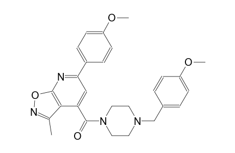 isoxazolo[5,4-b]pyridine, 6-(4-methoxyphenyl)-4-[[4-[(4-methoxyphenyl)methyl]-1-piperazinyl]carbonyl]-3-methyl-