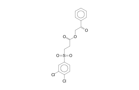 Phenacyl 3-(3,4-dichlorophenylsulfonyl)propionate