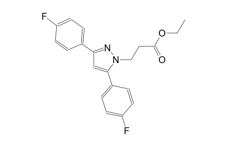 ethyl 3-[3,5-bis(4-fluorophenyl)-1H-pyrazol-1-yl]propanoate