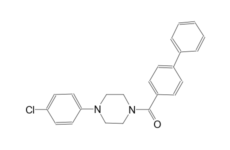 1-([1,1'-biphenyl]-4-ylcarbonyl)-4-(4-chlorophenyl)piperazine