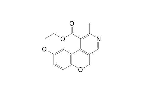 9-Chloro-2-methyl-5H-chromeno[3,4-c]pyridine-1-carboxylic acid ethyl ester