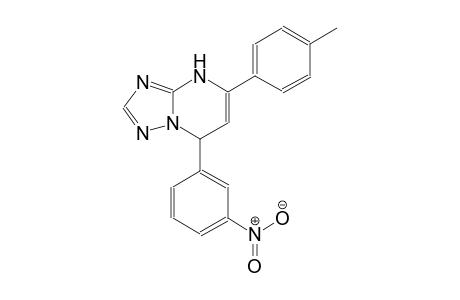 5-(4-methylphenyl)-7-(3-nitrophenyl)-4,7-dihydro[1,2,4]triazolo[1,5-a]pyrimidine