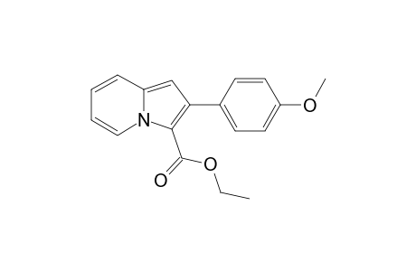2-(4-Methoxyphenyl)-3-indolizinecarboxylic acid ethyl ester