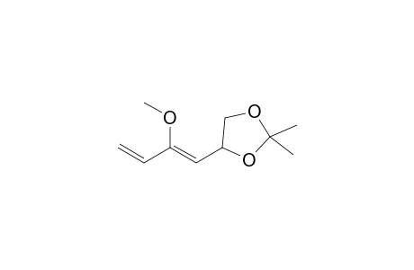 4-[(1Z)-2-methoxybuta-1,3-dienyl]-2,2-dimethyl-1,3-dioxolane