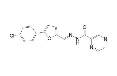N'-{(E)-[5-(4-chlorophenyl)-2-furyl]methylidene}-2-pyrazinecarbohydrazide