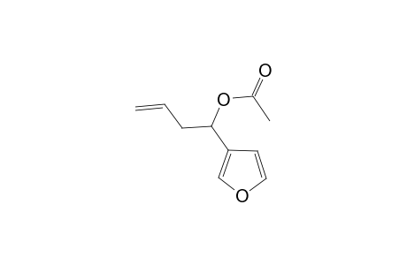 rec 1-(3'-Furyl)-3-buten-1-yl acetate