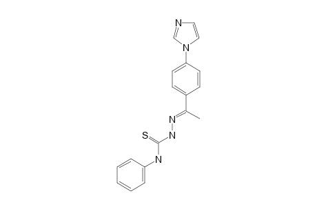 4-IMACTPH;4-(1H-IMIDAZOLE-1-YL)-ACETOPHENONE-N(5)-PHENYL-THIOSEMICARBAZONE