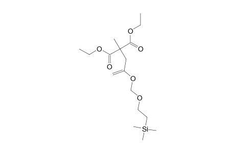 4,4-DICARBETHOXY-2-[[2-(TRIMETHYLSILYL)-ETHOXY]-METHOXY]-1-PENTENE