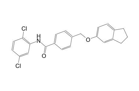 N-(2,5-dichlorophenyl)-4-[(2,3-dihydro-1H-inden-5-yloxy)methyl]benzamide