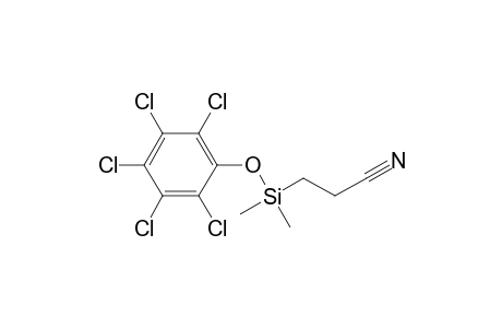Pentachlorophenol cyanoethyldimethylsilyl ether