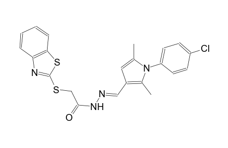 2-(1,3-benzothiazol-2-ylsulfanyl)-N'-{(E)-[1-(4-chlorophenyl)-2,5-dimethyl-1H-pyrrol-3-yl]methylidene}acetohydrazide