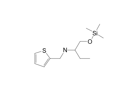 2-[(2-Thienylmethyl)amino]-1-butanol, tms derivative