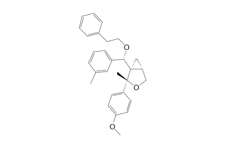 (1R,2R,5S)-2-(4-methoxyphenyl)-2-methyl-1-((S)-phenethoxy(m-tolyl)methyl)-3-oxabicyclo[3.1.0]hexane