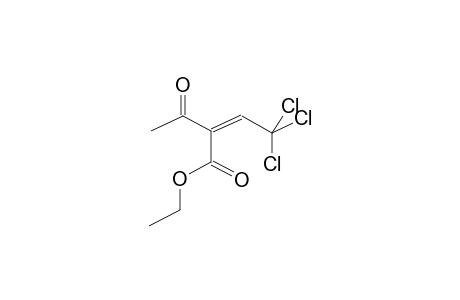 ETHYL 4,4,4-TRICHLORO-2-ACETYLBUT-2(Z)-ENOATE
