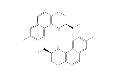 (3S*,3'S*)-(P*, P*)-trans-1,1', 2,2', 3,3', 4,4'-Octahydro-3,3'-diisopropyl-7,7'-dimethyl-4,4'-biphenanthrylidene