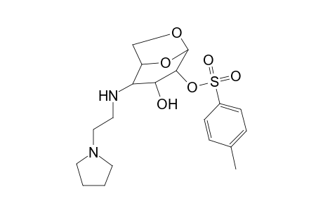 1,6-Anhydro-4-[2-(1-pyrazolidinyl)ethylamino]-2-O-tosyl-4-deoxy-b-d-glucopyranose